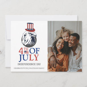 Cartes Pour Fêtes Annuelles Joyeux 4 juillet photo du Jour de l'Indépendance