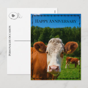 Cartes Pour Fêtes Annuelles Joyeux Anniversaire de Style Ranch et Ferme Occide
