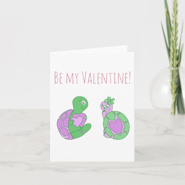 Cartes Pour Fêtes Annuelles Joyeux anniversaire de tortue mignonne / Saint Val (Devant)