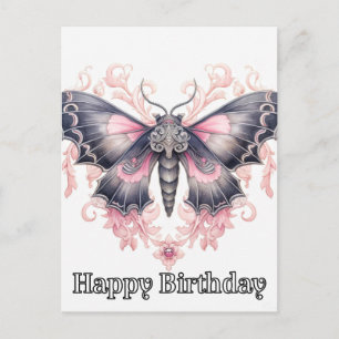 Cartes Pour Fêtes Annuelles Joyeux Anniversaire Illustration Papillon Majestue