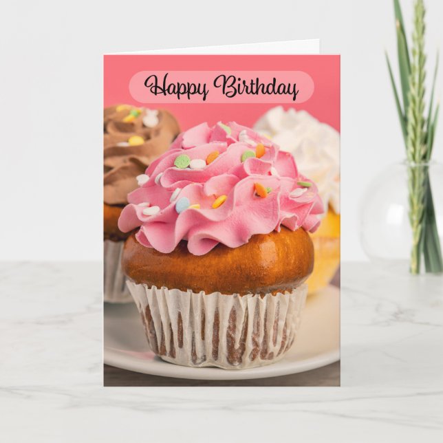 Cartes Pour Fêtes Annuelles Joyeux Anniversaire Pour N'Importe Qui De Charmant (Devant)