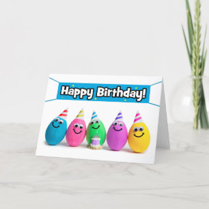 Cartes Pour Fêtes Annuelles Joyeux Anniversaire Pour N'importe Qui Œuf Humour