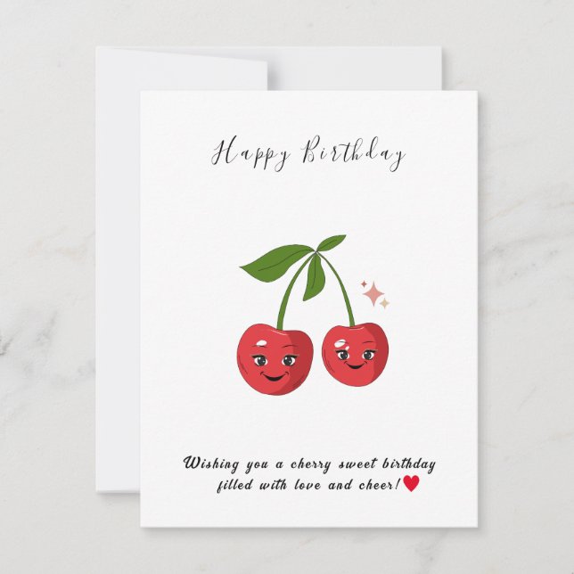 Cartes Pour Fêtes Annuelles Joyeux Anniversaire Souhaitez-vous un doux anniver (Devant)