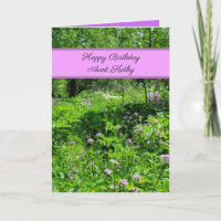 Joyeux anniversaire Tante Fleurs et flux