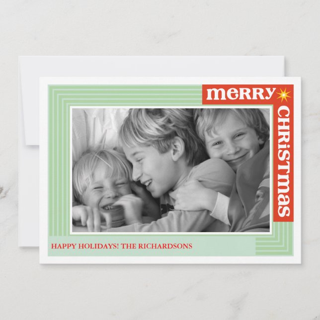 Cartes Pour Fêtes Annuelles Joyeux autour (Devant)
