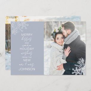 Cartes Pour Fêtes Annuelles Joyeux Baisers Chaleureux Snowflake 2 Photo