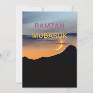 CARTES POUR FÊTES ANNUELLES JOYEUX BIENVENUE AU RAMDAN