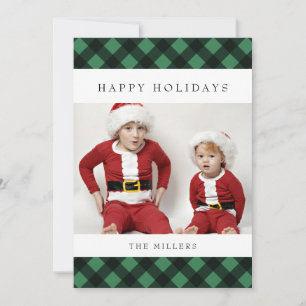 Cartes Pour Fêtes Annuelles Joyeux Buffalo Plaid Card pour Noël