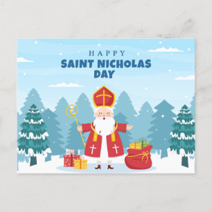 Cartes Pour Fêtes Annuelles Joyeux cadeau de la Saint-Nicolas