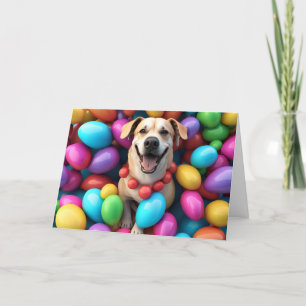 Cartes Pour Fêtes Annuelles Joyeux chien de Pâques