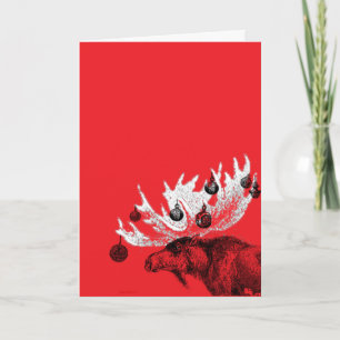 CARTES POUR FÊTES ANNUELLES JOYEUX CHRISMOOSE
