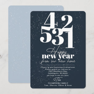 Cartes Pour Fêtes Annuelles Joyeux compte à rebours de la marine à la Faire-pa
