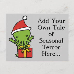 Cartes Pour Fêtes Annuelles Joyeux Cthulmas