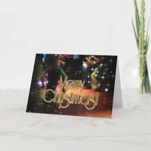 Cartes Pour Fêtes Annuelles Joyeux danseurs de Noël PERSONNALISÉS