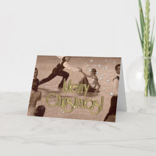 Cartes Pour Fêtes Annuelles Joyeux danseurs de Noël PERSONNALISÉS