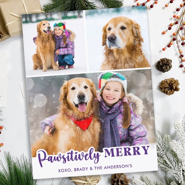 Cartes Pour Fêtes Annuelles Joyeux de façon péjorative personnalisé chien anim (Créateur téléchargé)