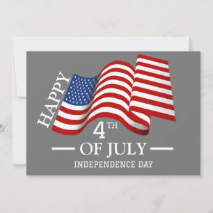 Cartes Pour Fêtes Annuelles Joyeux drapeau américain 4 juillet Fête de l'Indép