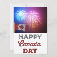 Joyeux drapeau et feux d'artifice de la fête du Ca