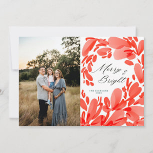 Cartes Pour Fêtes Annuelles Joyeux et brillant design de Noël