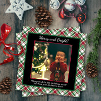 Joyeux et brillant Tartan de Noël ou photo plaid