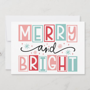 Cartes Pour Fêtes Annuelles Joyeux et lumineux