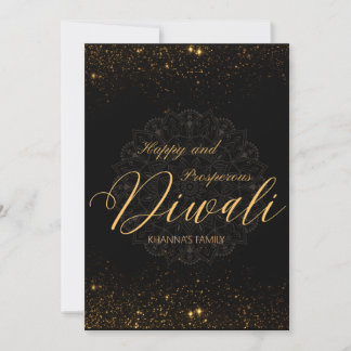 Cartes Pour Fêtes Annuelles Joyeux et prospère Diwali personnalisable