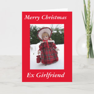 Cartes Pour Fêtes Annuelles "Joyeux ex-amie de Noël