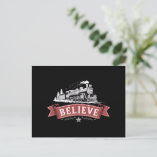 Cartes Pour Fêtes Annuelles Joyeux Express de Noël Pôle Nord Xmas Père Noël