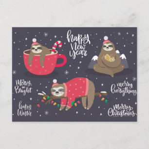 Cartes Pour Fêtes Annuelles Joyeux fentes de Noël