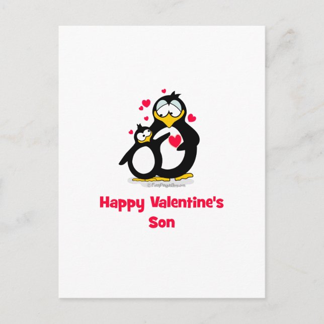 Cartes Pour Fêtes Annuelles Joyeux fils de Valentine (Devant)