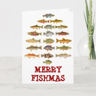 Cartes Pour Fêtes Annuelles Joyeux Fishmas