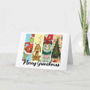Cartes Pour Fêtes Annuelles Joyeux Grinchmas Collage de Fêtes