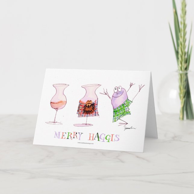 Cartes Pour Fêtes Annuelles joyeux haggis (Devant)