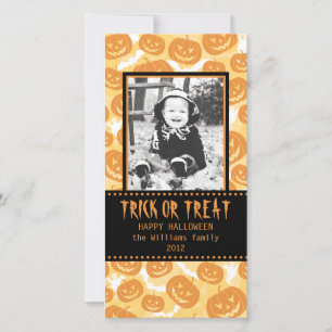 Cartes Pour Fêtes Annuelles Joyeux Halloween CITROUILLE
