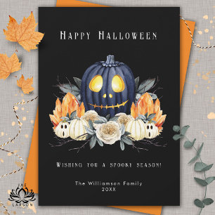 Cartes Pour Fêtes Annuelles Joyeux Halloween Citrouilles de Samhain Spooky Cri