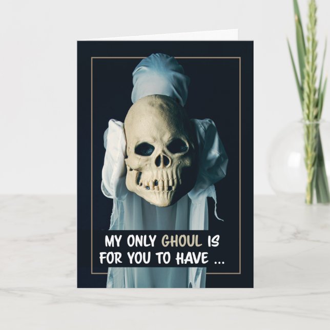 Cartes Pour Fêtes Annuelles Joyeux Halloween Pour N'Importe Qui Déplaisant Hum (Devant)