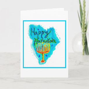 Cartes Pour Fêtes Annuelles Joyeux Hanukah