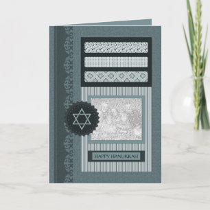 Cartes Pour Fêtes Annuelles joyeux hanukka (scrapbook)