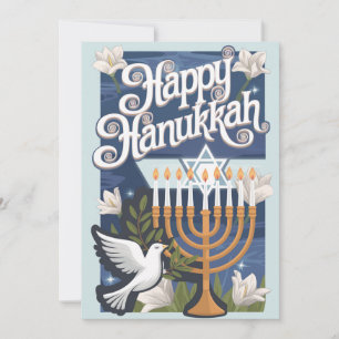 Cartes Pour Fêtes Annuelles Joyeux Hanukkah merveilleux