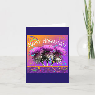 Cartes Pour Fêtes Annuelles Joyeux Hogmanay !