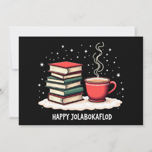 Cartes Pour Fêtes Annuelles Joyeux Jolabokaflod Famille Célébration Cadeau