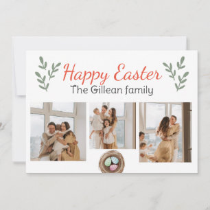 Cartes Pour Fêtes Annuelles Joyeux jour de Pâques, de Pâques heureux à la fami