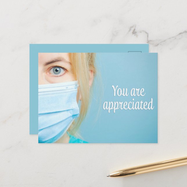 Cartes Pour Fêtes Annuelles Joyeux jour des médecins Vous êtes apprécié (Devant/Arrière en situation)
