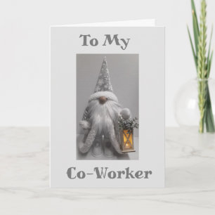 CARTES POUR FÊTES ANNUELLES JOYEUX JOURS DE VACANCES À **MON COTRAVAILLEUR** C