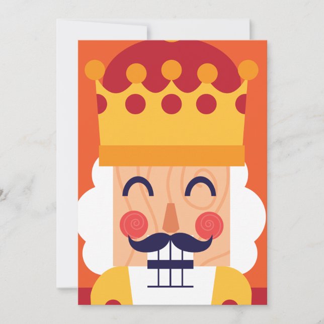 Cartes Pour Fêtes Annuelles JOYEUX JOURS FÉRIÉS | Christmas Nutcracker (Devant)