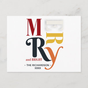 Cartes Pour Fêtes Annuelles Joyeux Joyeux et Vintage brillant rétro