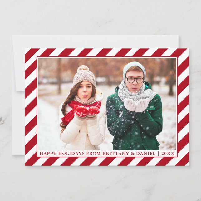 Cartes Pour Fêtes Annuelles Joyeux Joyeux Jours de Noël Photo (Devant)
