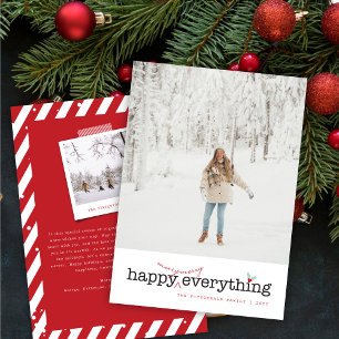 Cartes Pour Fêtes Annuelles Joyeux Joyeux Tout Machine à écrire Texte Photo si