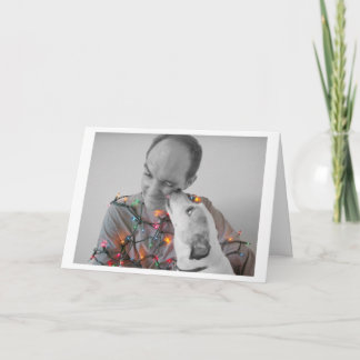 Cartes Pour Fêtes Annuelles Joyeux Kiss-mas !