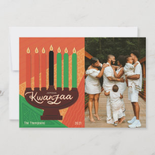 Cartes Pour Fêtes Annuelles Joyeux Kwanzaa Photo Holiday Design